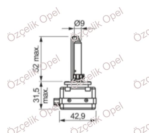 FAR AMPÜLÜ D1S ( XENON ) BOSCH MARKA